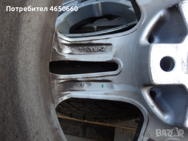 16 цолови алуминиеви джанти за Ауди,VW,Мерцедес - 2бр., снимка 6 - Гуми и джанти - 52544977