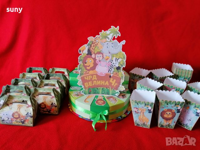 Картонена торта Джунгла, снимка 2 - Други - 36682771