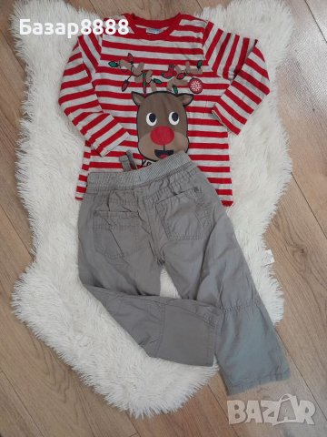 Коледно екипче,ръст 98см , снимка 4 - Детски комплекти - 37978356