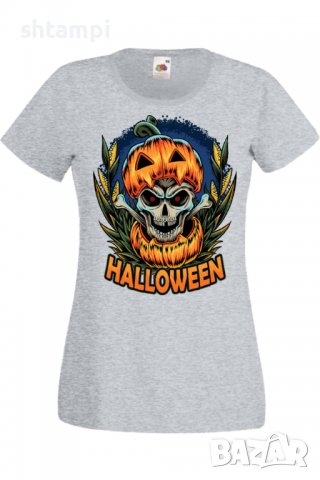Дамска тениска Halloween 01,Halloween,Хелоуин,Празник,Забавление,Изненада,Обичаи,