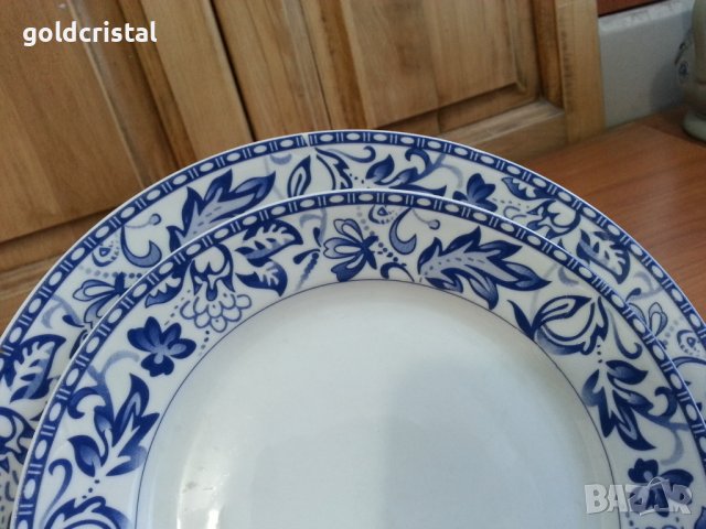 Стар  български порцелан чинии  , снимка 2 - Антикварни и старинни предмети - 37685357