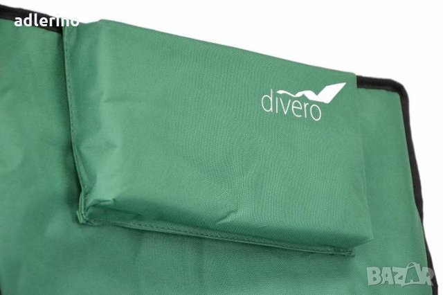 Рибарски стол, сгъваем стол, пикник стол, къмпинг стол - 1 брой, зелен - 130 кг, снимка 5 - Градински мебели, декорация  - 34381909