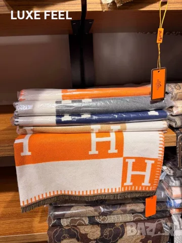 Dior ✨Hermes ✨ Gucci ✨Кашмир ✨ Дамски Шалове , снимка 14 - Шалове - 56242252