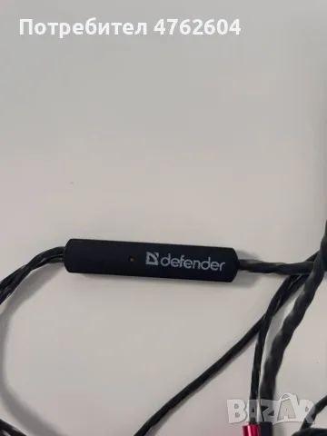 Кабелни слушалки defender с 3.5 мм жак, снимка 4 - Слушалки и портативни колонки - 56076152