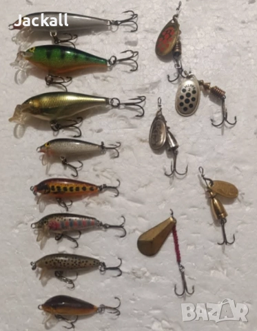 Воблер Rapala, dam, mepps, блесна blue Fox кефал, костур, пъстърва trout спининг, снимка 8 - Стръв и захранки - 52903721