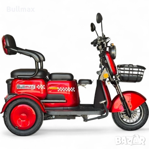  Триместна електрическа триколка за възрастни и трудноподвижни Fullmax R3, 2000W,60V,20Ah,5 батерии,, снимка 5 - Инвалидни скутери - 52570075