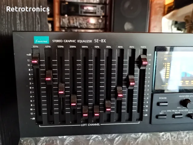 SANSUI SE-8 Stereo Graphic Equalizer , снимка 3 - Еквалайзери - 56243589