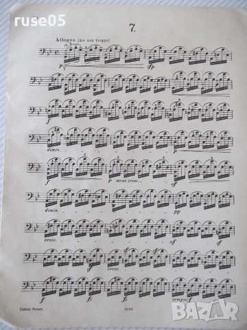 Ноти "Studen fur Violoncell - J.L.Duport" - 72 стр., снимка 3 - Специализирана литература - 50836616