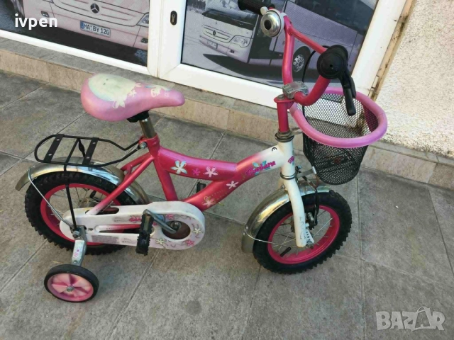 Детско колело велосипед 12”, с помощни колела, снимка 4 - Велосипеди - 51542003