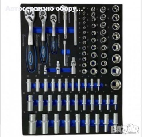 Количка с инструменти 7 чекмеджета метален капак KrafTWelle, снимка 2 - Други инструменти - 37643730