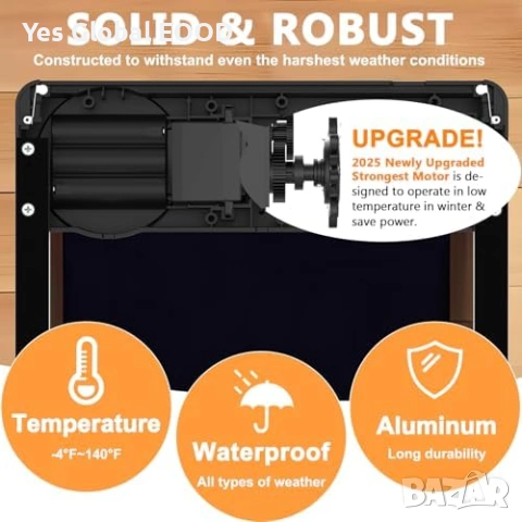 Автоматична врата за кокошарник INNOLAND LCD, снимка 5 - Други стоки за животни - 54223209