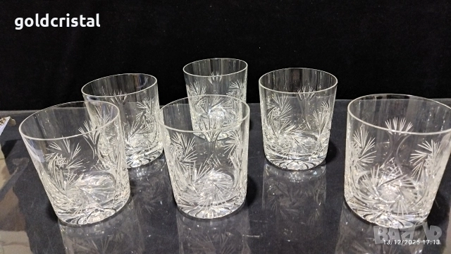 кристални чаши за уиски , снимка 6 - Антикварни и старинни предмети - 52778212