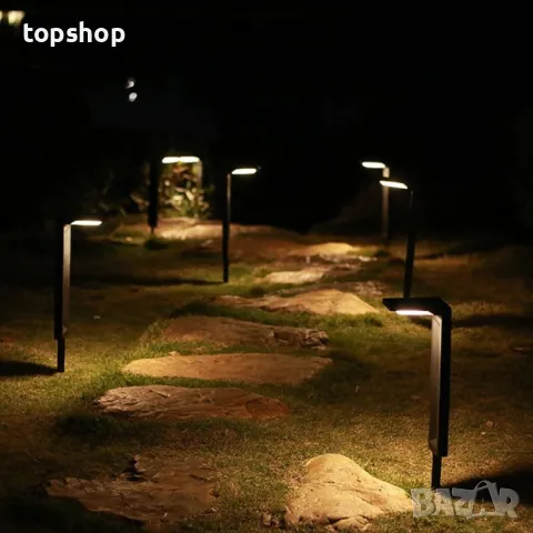 TENECO Външни соларни лампи 60 LED градински ландшафтни водоустойчиви  супер ярки, IP65, снимка 3 - Лед осветление - 50303164