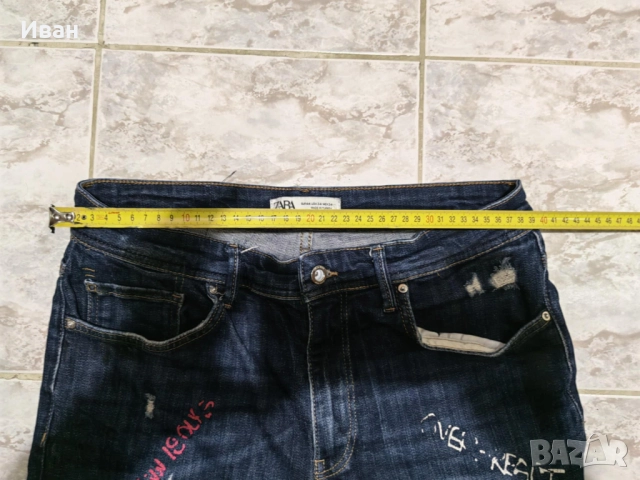 Дънки Zara -размер 34 , снимка 8 - Дънки - 51908947