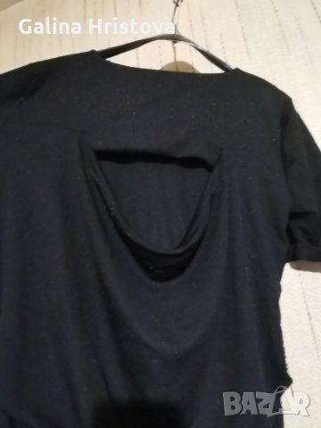 СТИЛНА РОКЛЯ С ЕФЕКТЕН ГРЪБ МАКСИ РАЗМЕР ДО 2XL, снимка 4 - Рокли - 29898789