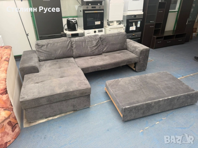 110411   ъглов холов разтегалтелен диван 170/270 см -цена 312.93 лв или160  евро smr  - разтегателен, снимка 3 - Дивани и мека мебел - 54166790