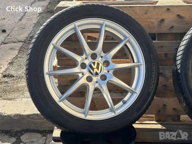 5х112 17 Цола Джанти Vw Golf Caddy Touran 5х112 Голф Кади Туран, снимка 2 - Гуми и джанти - 52435943