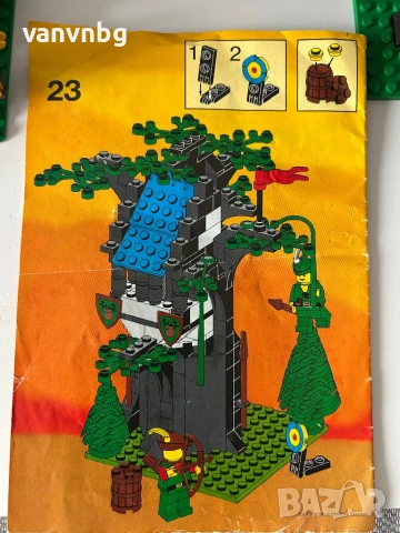 Lego Castle Foresman 6066 + 6054, снимка 12 - Конструктори - 53948337