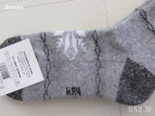 Машинно плетени детски чорапи от 100 % вълна, размер 5, снимка 3 - Чорапи - 34930687