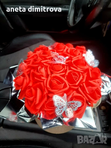 Луксозен букет, снимка 6 - Подаръци за жени - 53374356