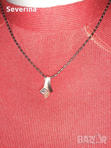 Нежни, сребърни колиета , снимка 5 - Колиета, медальони, синджири - 30763091