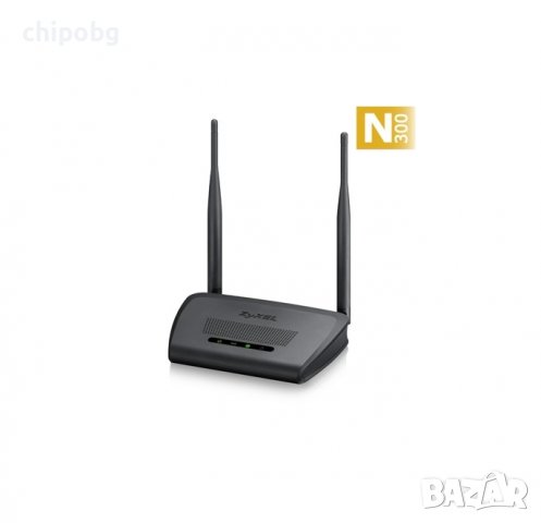 Рутер, ZyXEL NBG-418N v2, Router Wireless 802.11n (300Mbps), 4x10/100Mbps, WPA2, 2x 5dBi antenna, снимка 1 - Рутери - 38524646