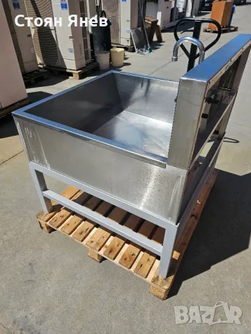 Неръждаема мивка - корито - 82x85 cm - 29 cm дълбочина, снимка 5 - Друго търговско оборудване - 50136832