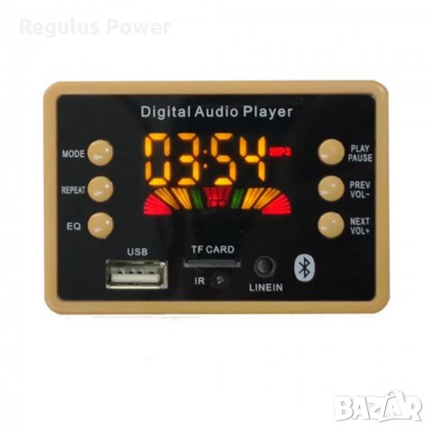 Аудио Mp3 нодул за вграждане 5V/12V Bluetooth 5.0 KEBIDU Tf/Fm/USB/AUX, снимка 9 - Аудиосистеми - 30063826