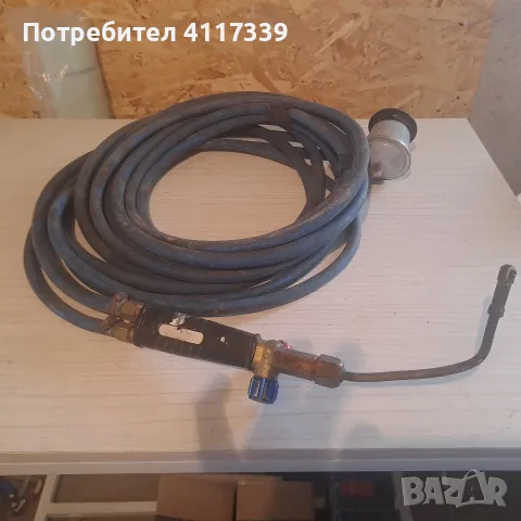 продавам комплект горелка с маркуч., снимка 2 - Други инструменти - 55890680