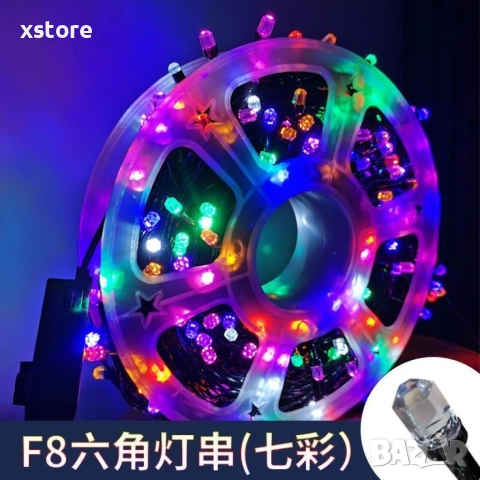 Водоустойчиви Коледни Led лампички Звездно небе , снимка 6 - Декорация за дома - 52792859