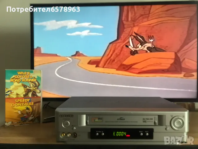 Видеокасети '' WELE E COYOTE & ROAD RUUNER  AND SPEEDY GONZALES  VHS, снимка 4 - Анимации - 50228670