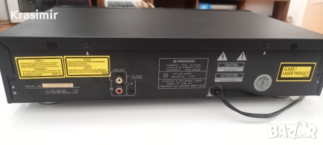 Pioneer PD-203 CD плейър – Pulseflow DAC, 20Hz–20kHz, снимка 6 - Ресийвъри, усилватели, смесителни пултове - 51801719