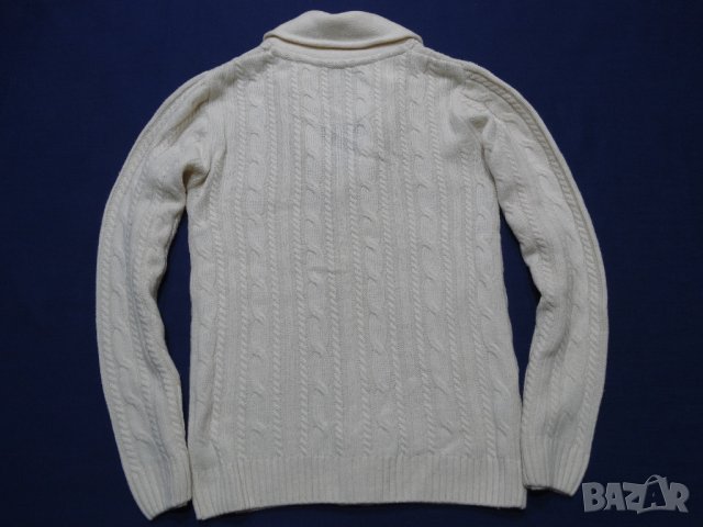 Company Cotton Club Made in England 80% Lambswool Мъжка Жилетка Размер L, снимка 10 - Пуловери - 29852562