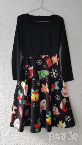 Дамска Коледна рокля размер S - НОВА, снимка 9 - Рокли - 48090788