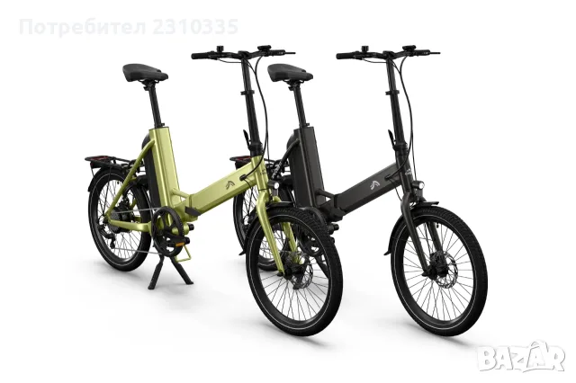 Нов Електрически Велосипед CRIVIT Faltrad FoldX 530