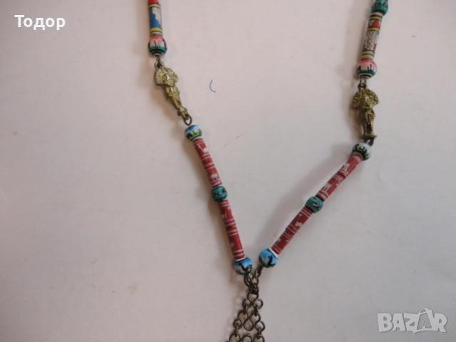 Уникално перуанско колие слънце и луна Tumi, снимка 6 - Колиета, медальони, синджири - 52664762