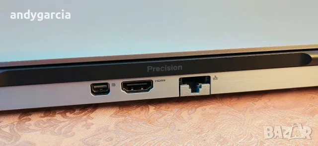  DELL Precision 7750/Core i7-10750H/NVidia RTX 3000/16GB RAM/256GB SSD/17.3 Full HD IPS 100% DCIP-3, снимка 6 - Лаптопи за работа - 56208813