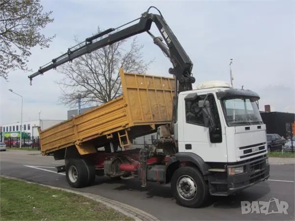 Транспорт КРАН Камион 7 тона товароносимост на камиона --2 тона Товароподемност на крана 