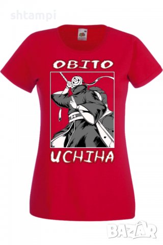 Дамска тениска Naruto Obito Uchiha,Анимация,игра,Празник,Повод., снимка 3 - Тениски - 38060964