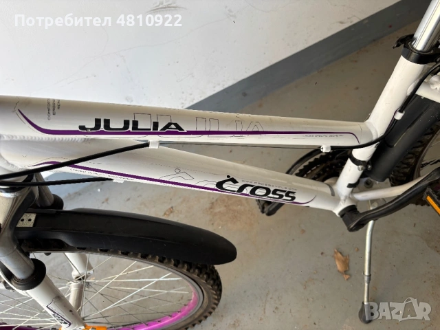 Велосипед Cross Julia 24 инча, снимка 6 - Велосипеди - 54344735