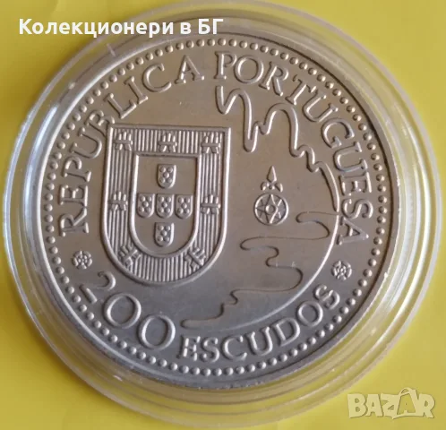 200 ЕСКУДО 1993 ГОДИНА - ПОРТУГАЛИЯ, снимка 2 - Нумизматика и бонистика - 56039904