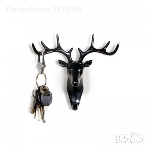 1928 Закачалка за ключове под формата на еленска глава, снимка 10 - Други стоки за дома - 34911829