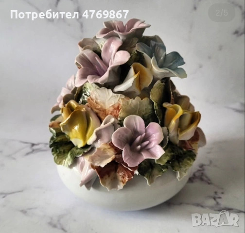 Порцеланови цветя, снимка 5 - Антикварни и старинни предмети - 53898028