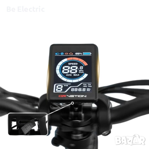 НОВО!!! Електрически Велосипед DrVetion CTR26 1000W 15-20AH Samsung, снимка 6 - Велосипеди - 52480503