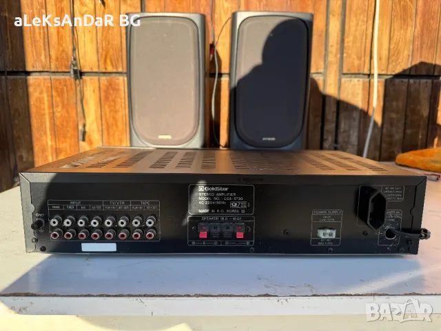 Усилвател gold star gsa-5720, снимка 2 - Ресийвъри, усилватели, смесителни пултове - 48550061