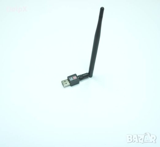 Безжичен мрежов Wi-fi, адаптер, карта с антена, USB 2.0, 600MBp/s, снимка 1 - Други - 42516977