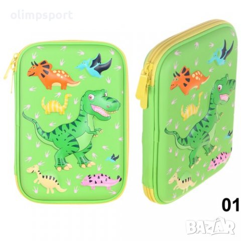 Несесер ученически шит , с 1 цип и релефна картинка. Несесерът има 1 самостоятелно отделение, затвар, снимка 9 - Ученически пособия, канцеларски материали - 37820639