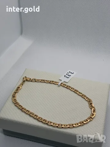 Златна гривна 3.33гр, снимка 3 - Гривни - 55833648