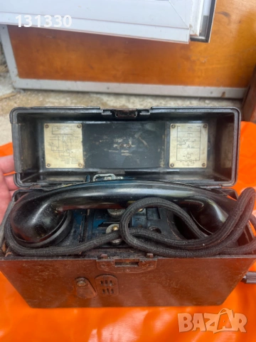 Продавам  несмки военно полеви телефон 1943г, снимка 3 - Бойно оръжие - 51490549