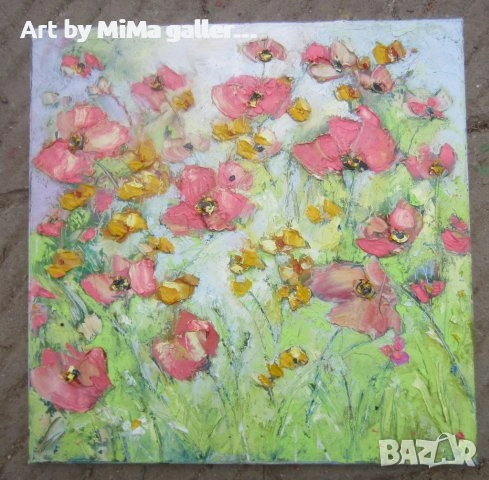 > Макове, мак, картина, диптих -  Art by MiMa МиМа - картини, снимка 9 - Картини - 25977575